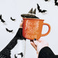 Hocus Pocus Coffee Mug 14.5oz Orange Ceramic Halloween Witch Gift