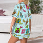 Baha Ranch The Last Roundup Western Rodeo Satin Pajama Set