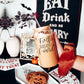 Fall 17oz Glass Tumbler With Bamboo Lid, Stainless Straws And Straw Cleaner