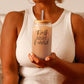 Fall 17oz Glass Tumbler With Bamboo Lid, Stainless Straws And Straw Cleaner