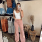 Wrangler Wanderer 622 Rose Pink Flare Jeans Western outfit styling