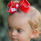 Winter Christmas Santa Hair Clip 4.3inch