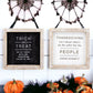 Double-Sided Halloween To Thanksgiving Reversible Porch Sign 2-in-1 Fall Decor