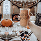 Witch Please 17oz Glass Tumbler With Bamboo Lid Stainless Straws And Cleaner