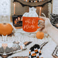 Witch Please Orange Ceramic Campfire Mug 14.5oz Double-Sided White Lettering